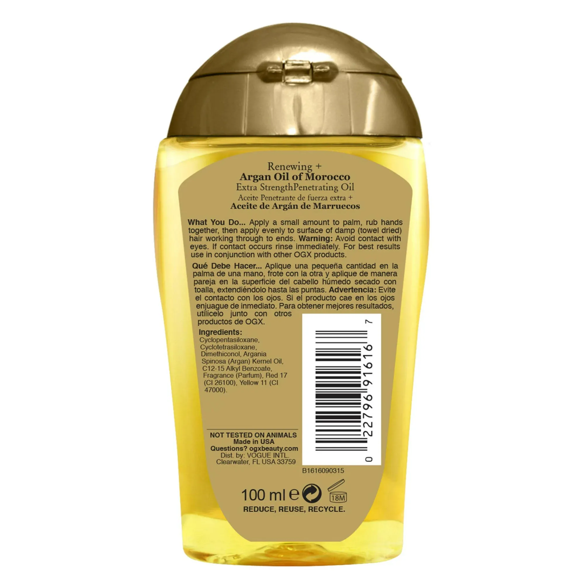Tinh Dầu Dưỡng Tóc OGX Extra Penetrating Oil 100ml