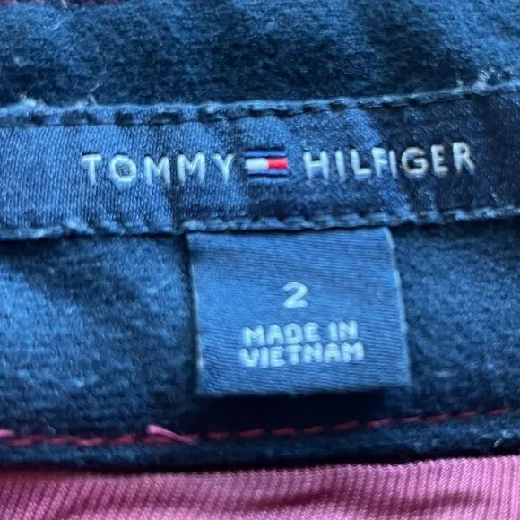 Tommy Hilfiger Plaid A-Line Fit‎ &amp; Flare Mini Skirt Size 2