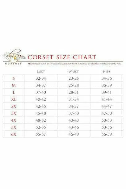 Top Drawer Gold Sequin Steel Boned Corset