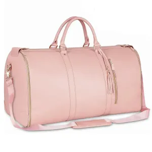 TravelLux Foldable Leather Bag