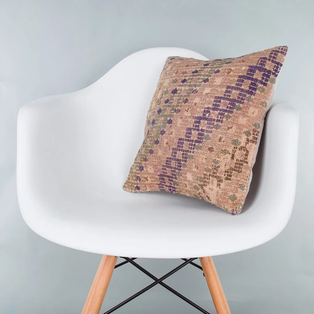 Tribal Multiple Color Kilim Pillow Cover 16x16 7731