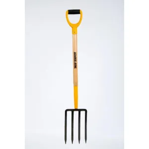 True Temper Digging Fork Wood Handle D Grip