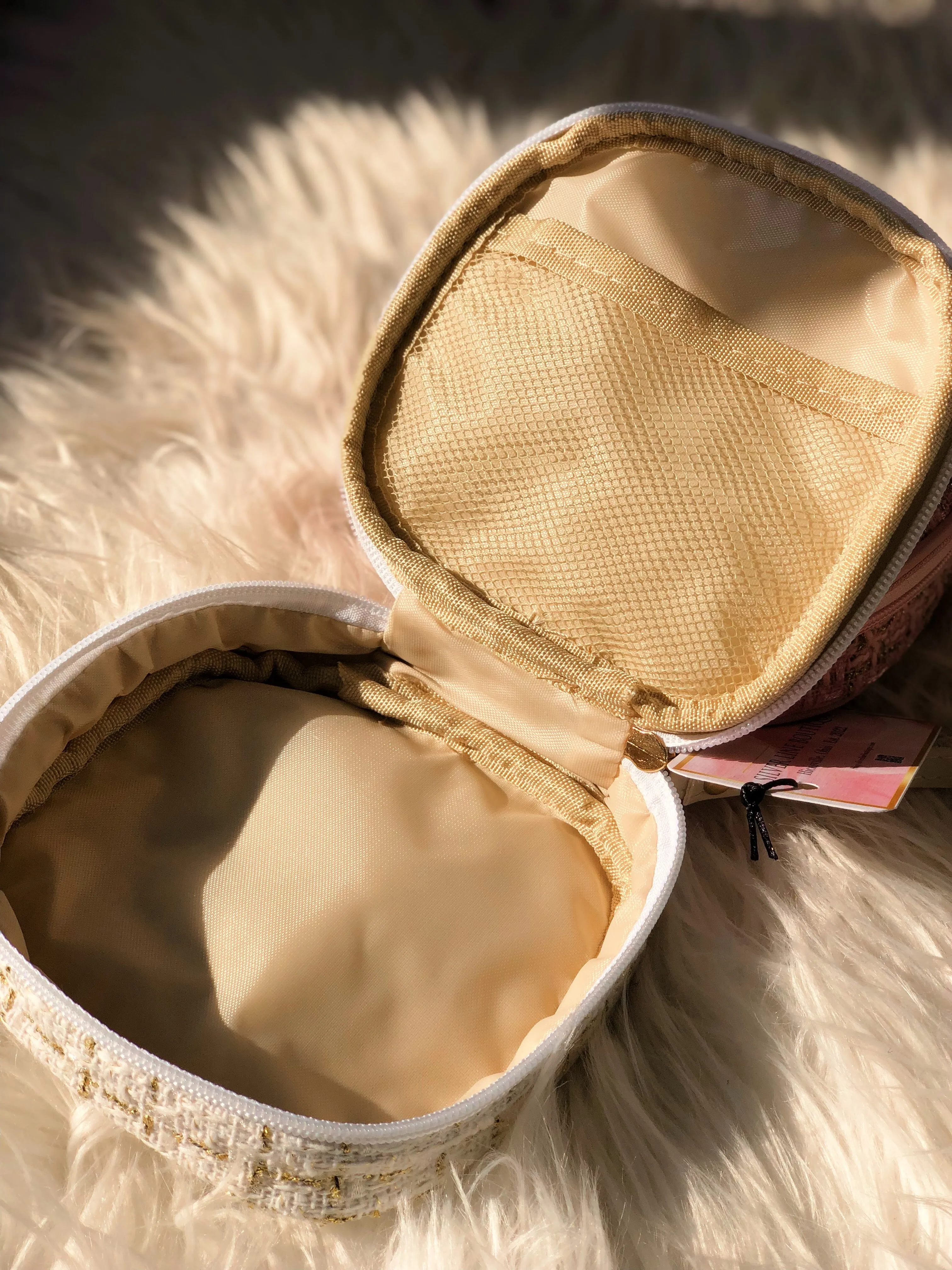 Tweed Cosmetic Bags