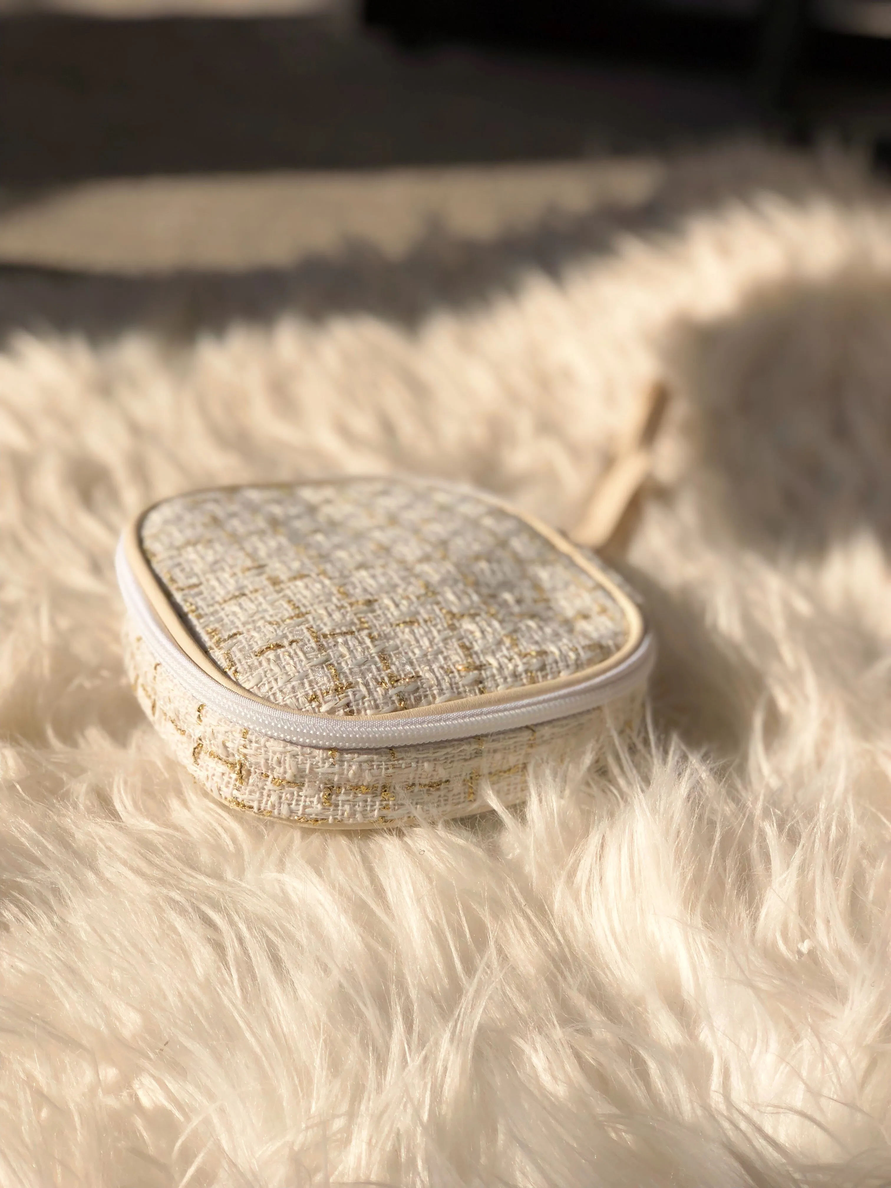 Tweed Cosmetic Bags