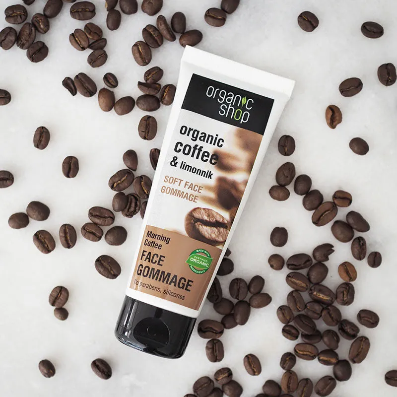 Tẩy Tế Bào Chết Organic Shop Coffee & Powder 75ml - Cho Mặt, Cà Phê