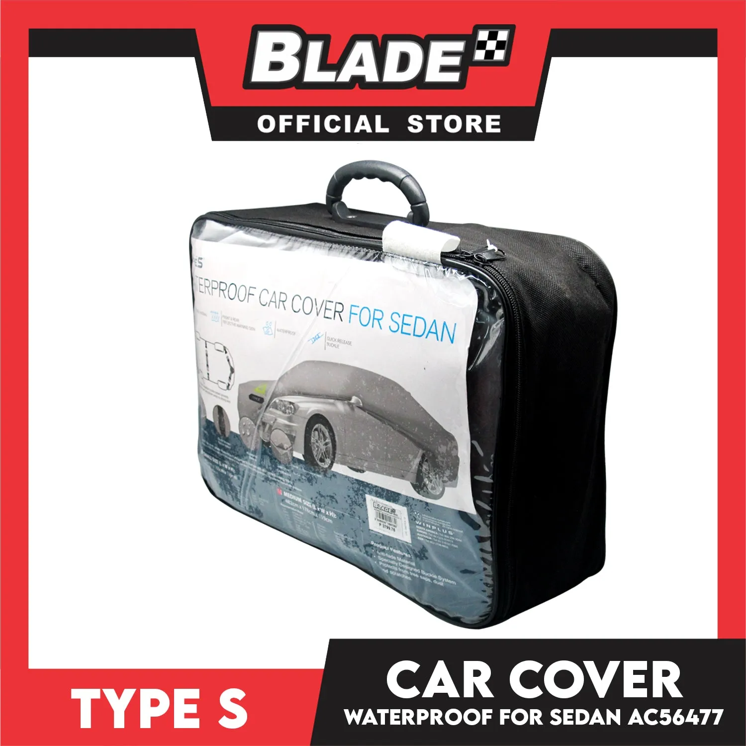 Type S Waterproof Car Cover For Sedan (Medium)