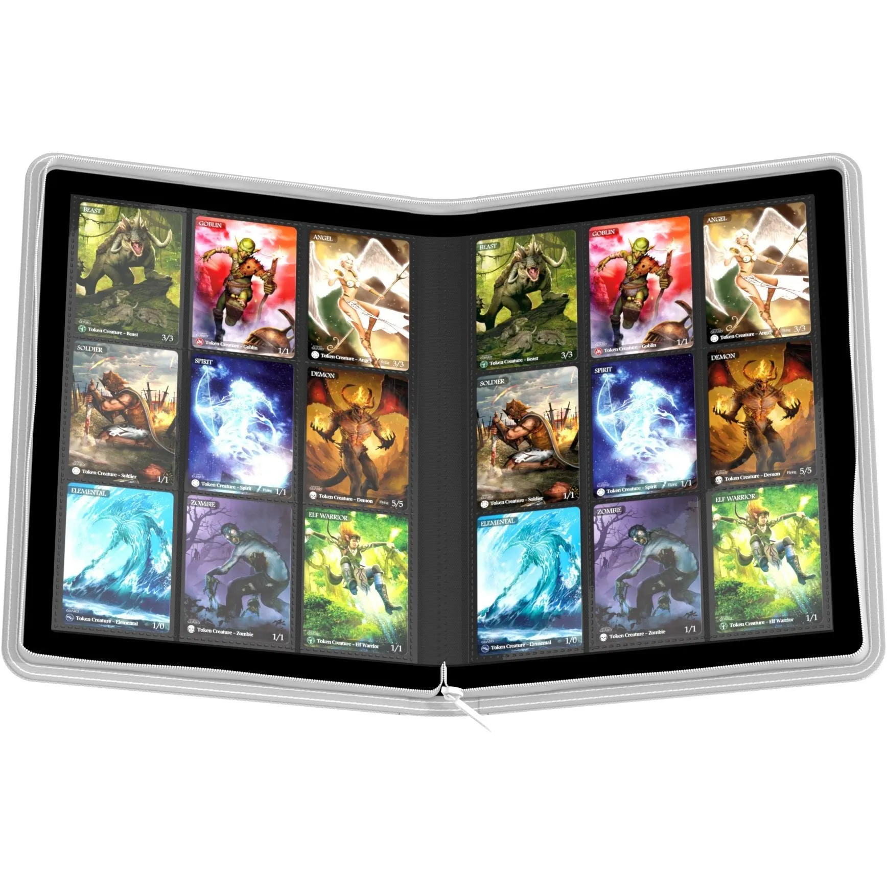 Ultimate Guard - Zipfolio XenoSkin/White - 18 Pocket