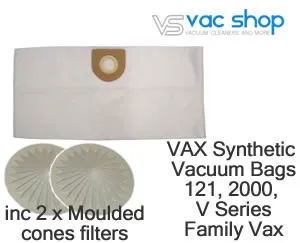 VAX 121, 2000, V10, V11, Sukka Vacuum Cleaner Bags