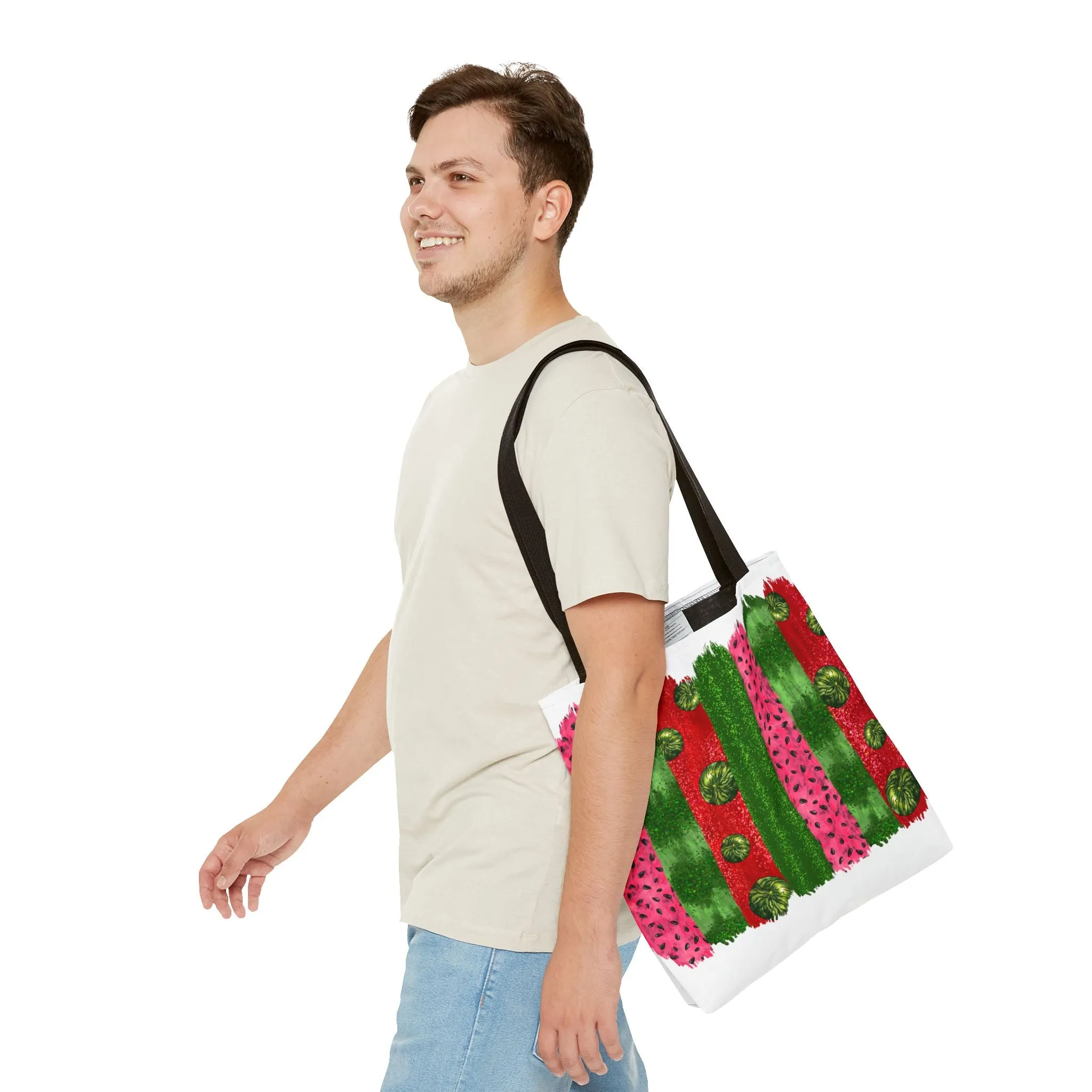 Watermelon Bursh Stroke Tote Bag