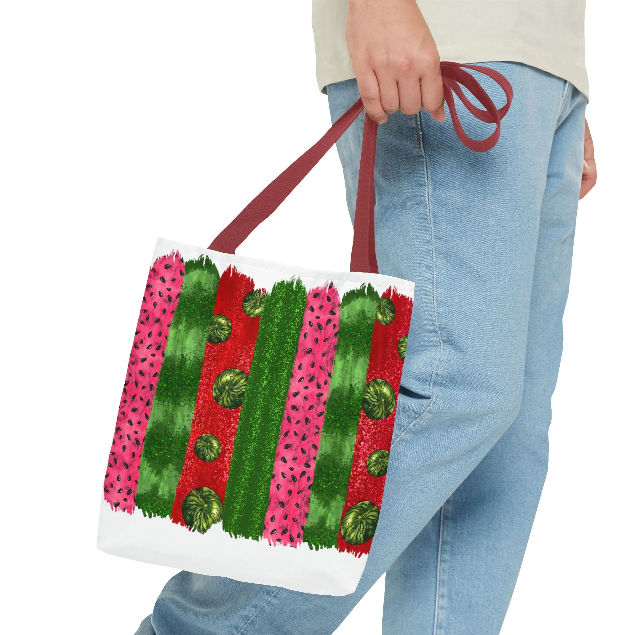 Watermelon Bursh Stroke Tote Bag