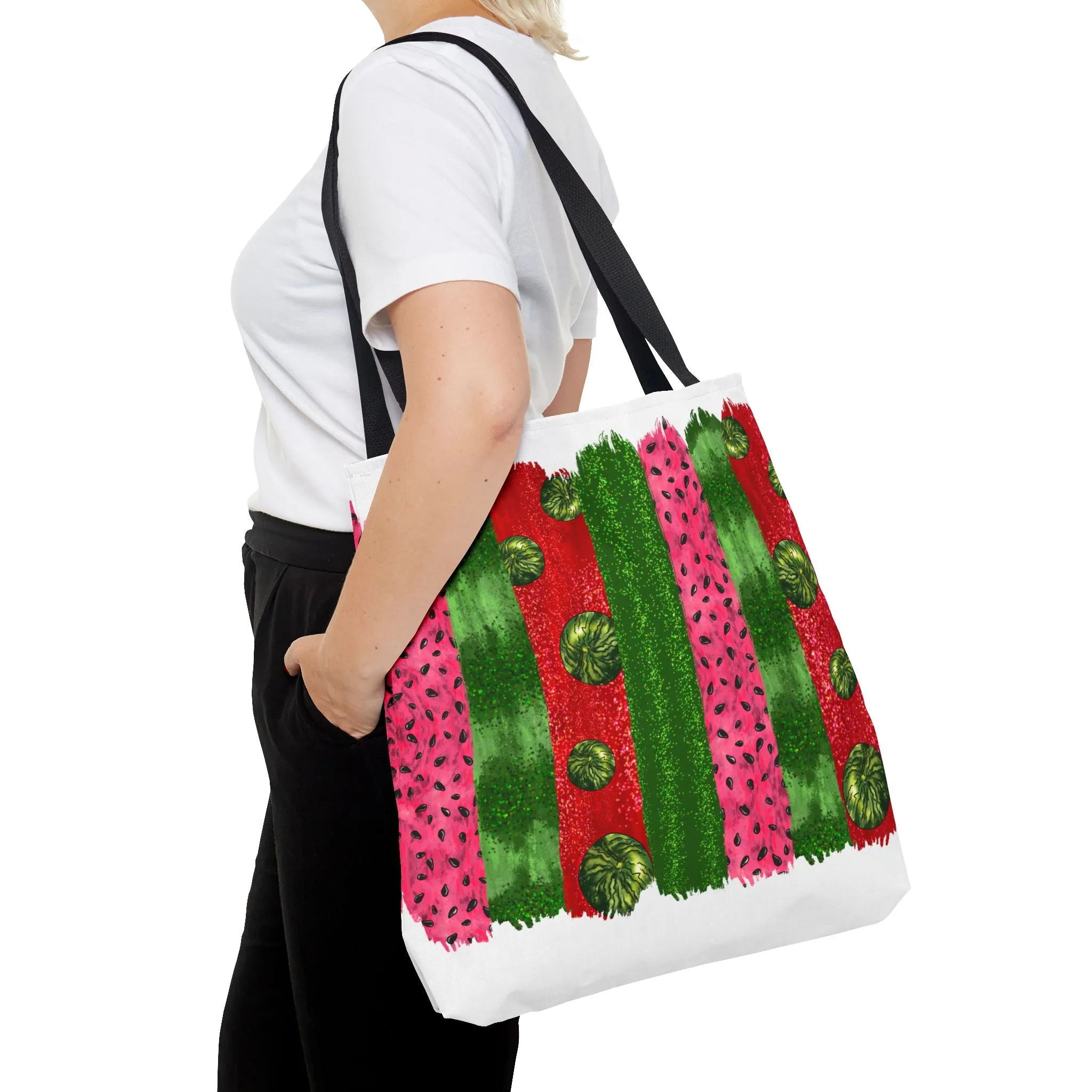 Watermelon Bursh Stroke Tote Bag