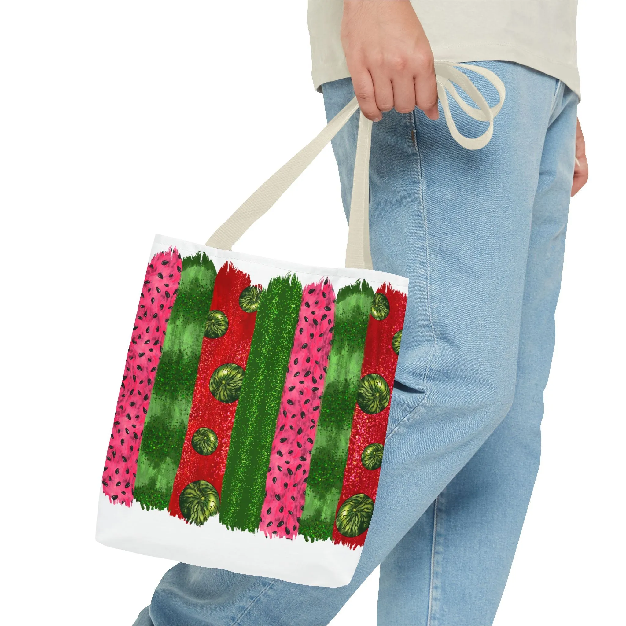 Watermelon Bursh Stroke Tote Bag