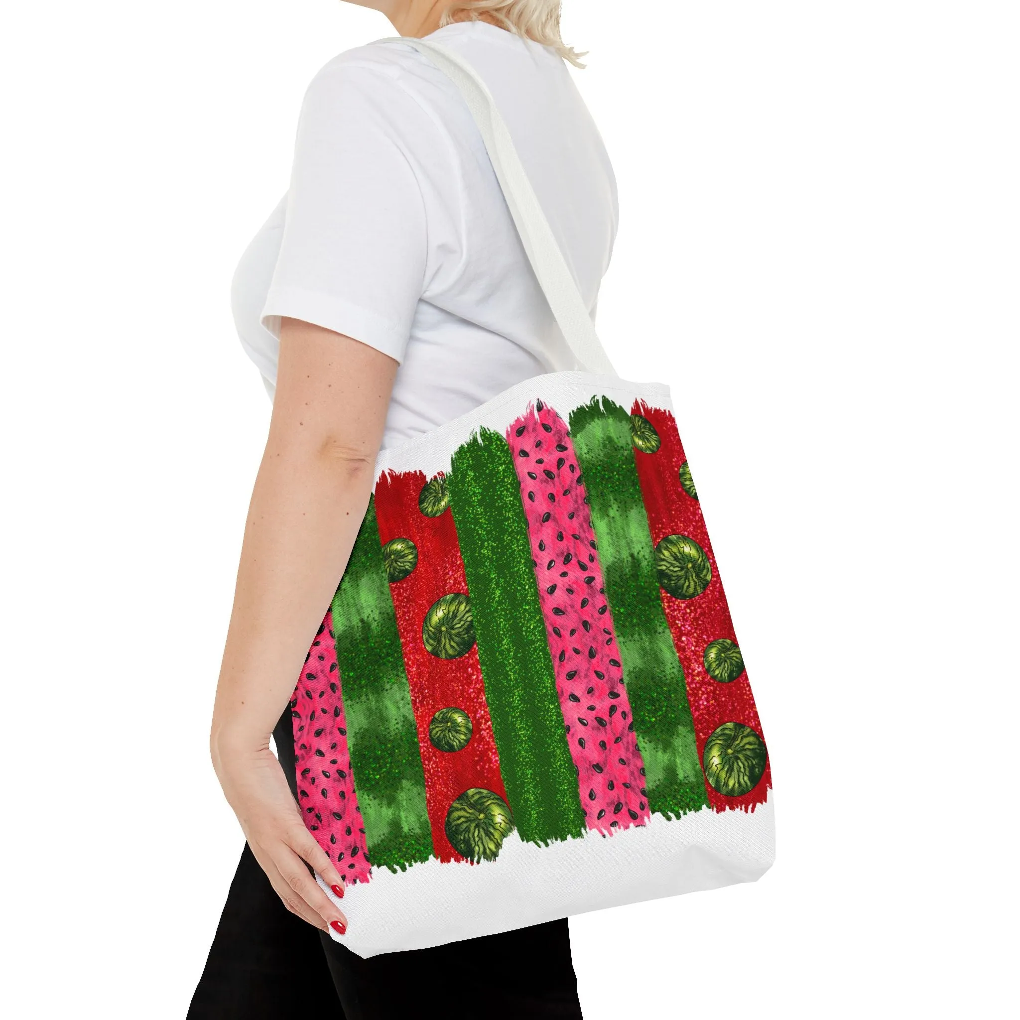 Watermelon Bursh Stroke Tote Bag