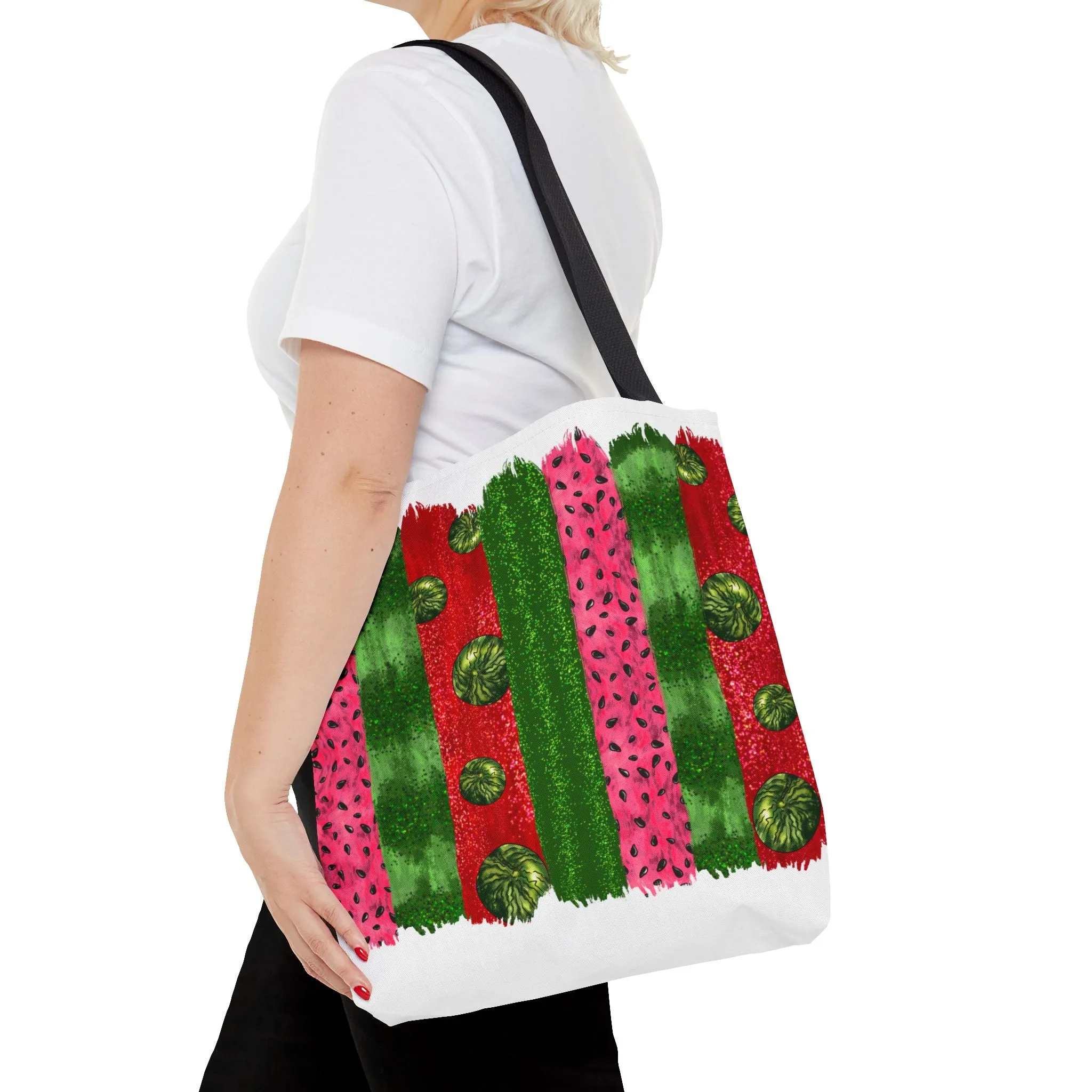 Watermelon Bursh Stroke Tote Bag