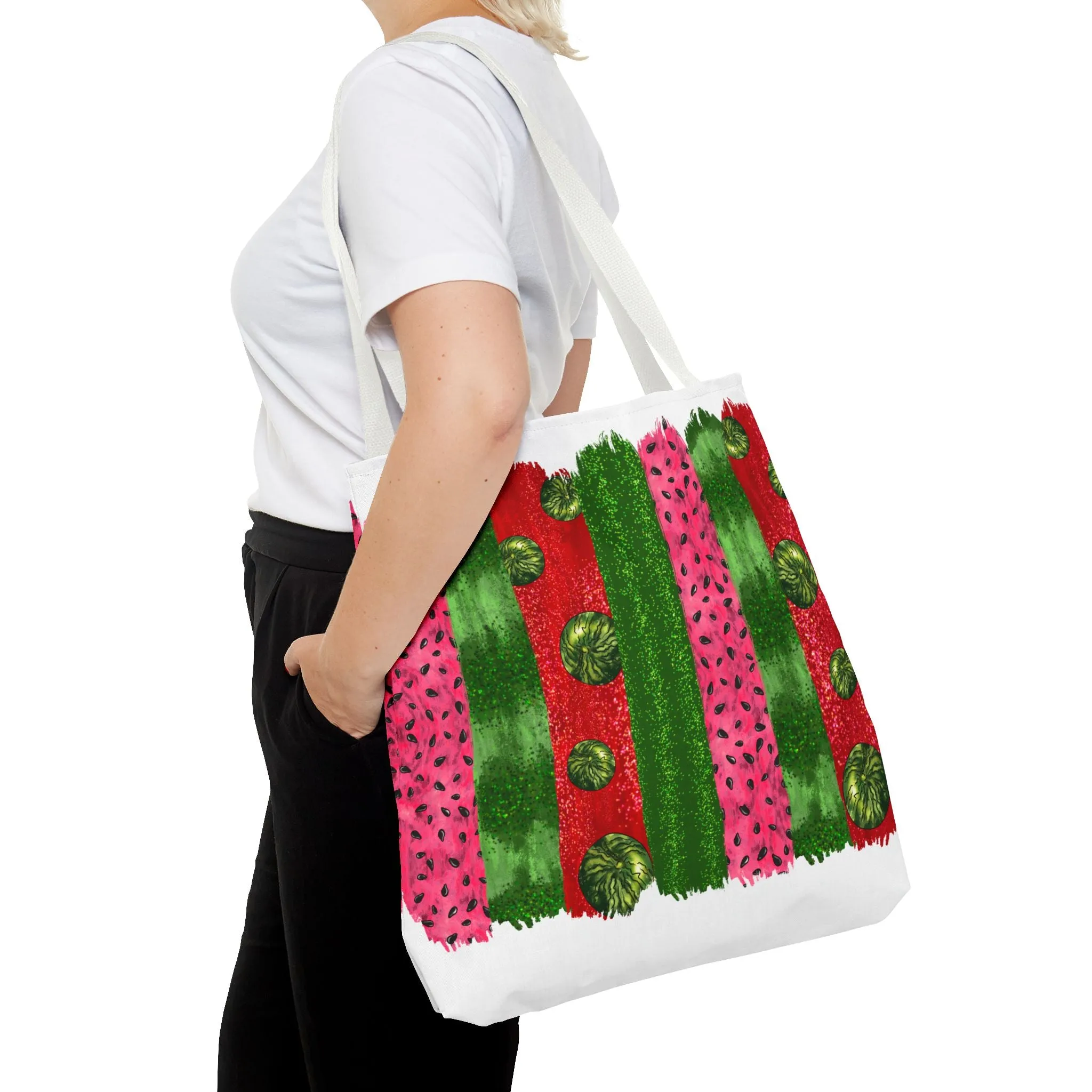 Watermelon Bursh Stroke Tote Bag