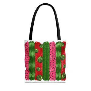 Watermelon Bursh Stroke Tote Bag