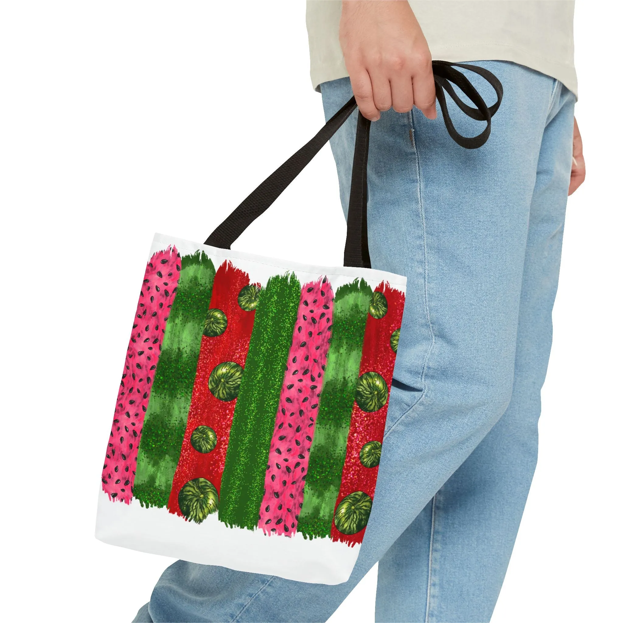 Watermelon Bursh Stroke Tote Bag