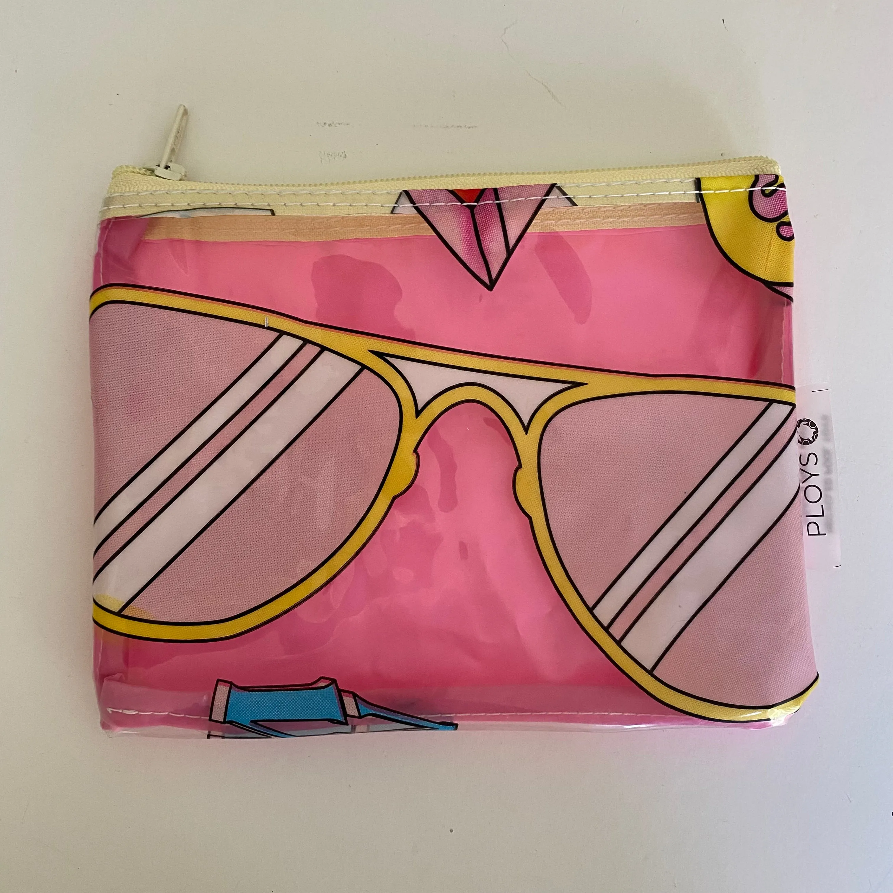 Wet Bag Small, Zippered Pouch, Square Purse - ex inflatables - variety of colours