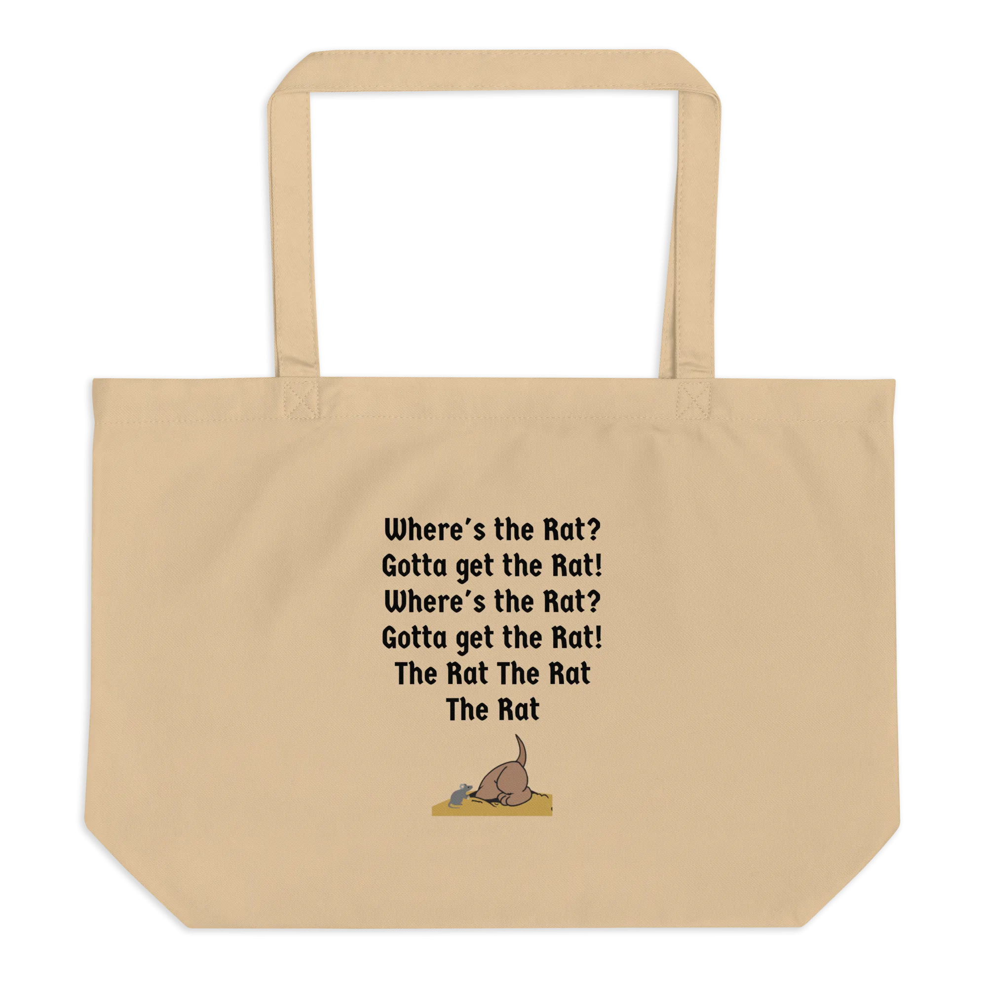 Where's the Rat? X-Large Tote/ Shopping Bags