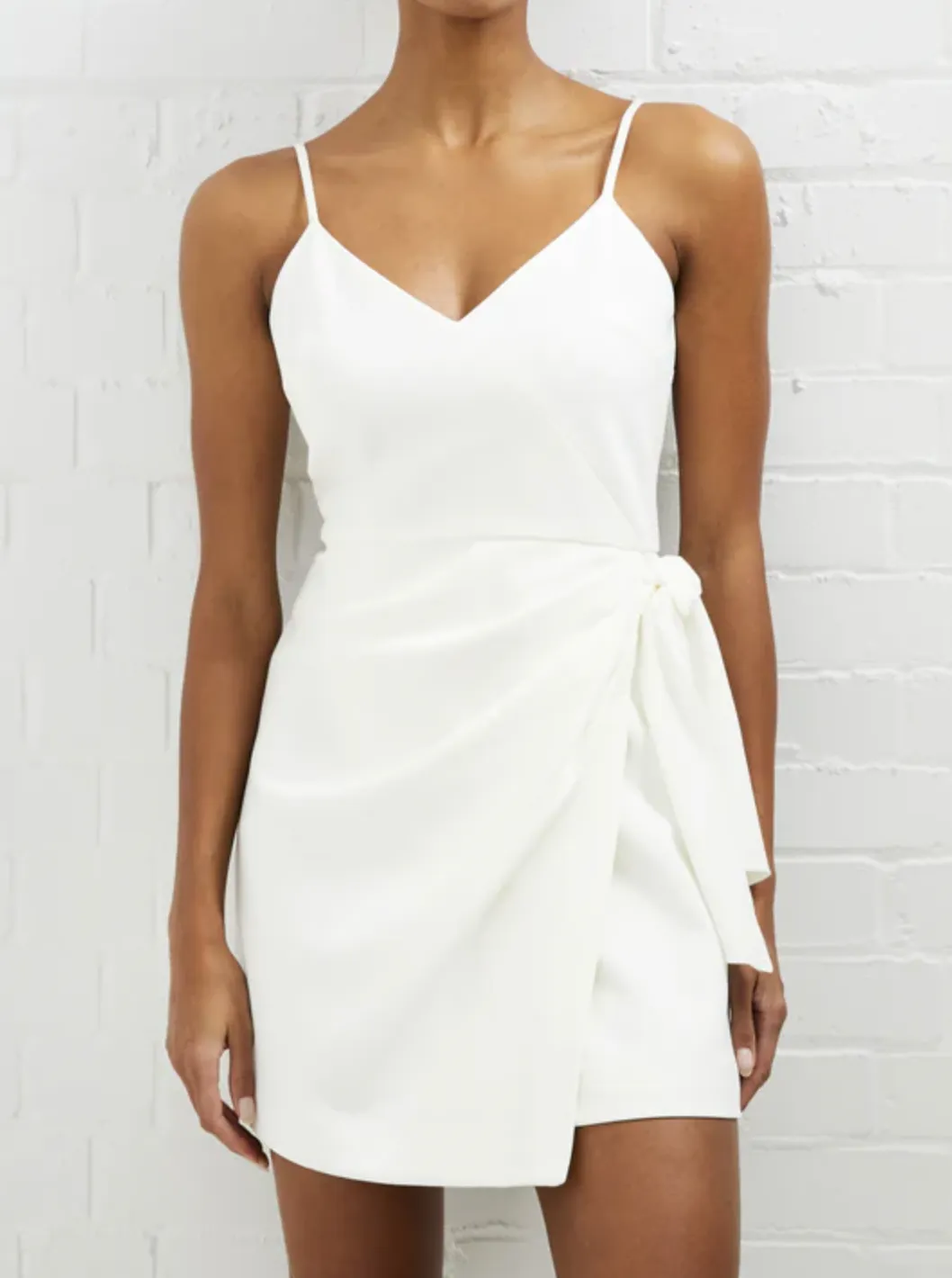 Whisper Bow Mini Dress