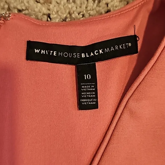 White House Black Market sz10 pink dress