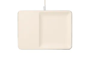 Wireless Charging Tray in Bone