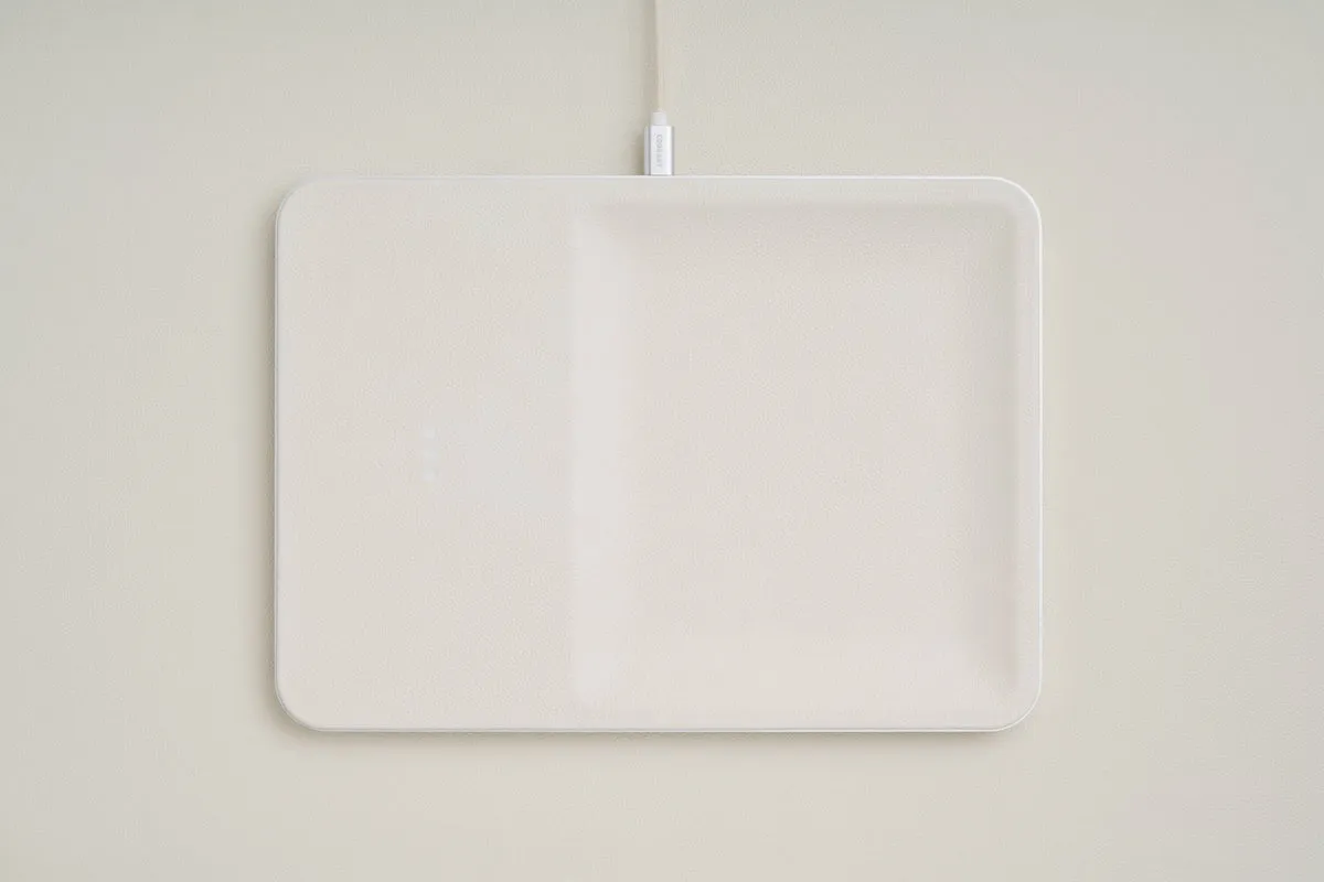 Wireless Charging Tray in Bone
