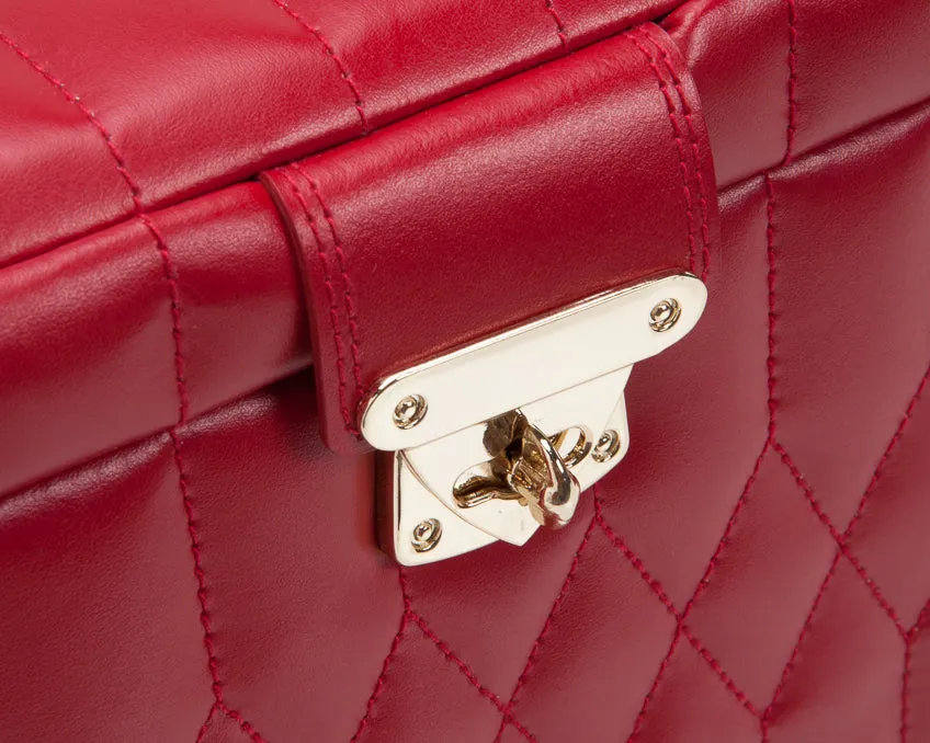 WOLF Caroline Extra Large Jewelry Case - Red
