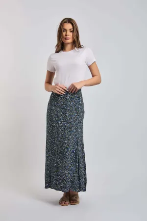 Women Skirt With Slit Multicolor