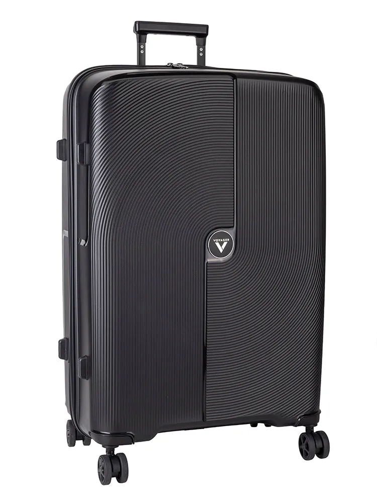 Zen 75cm Large 4 Wheel Trolley Case - Black