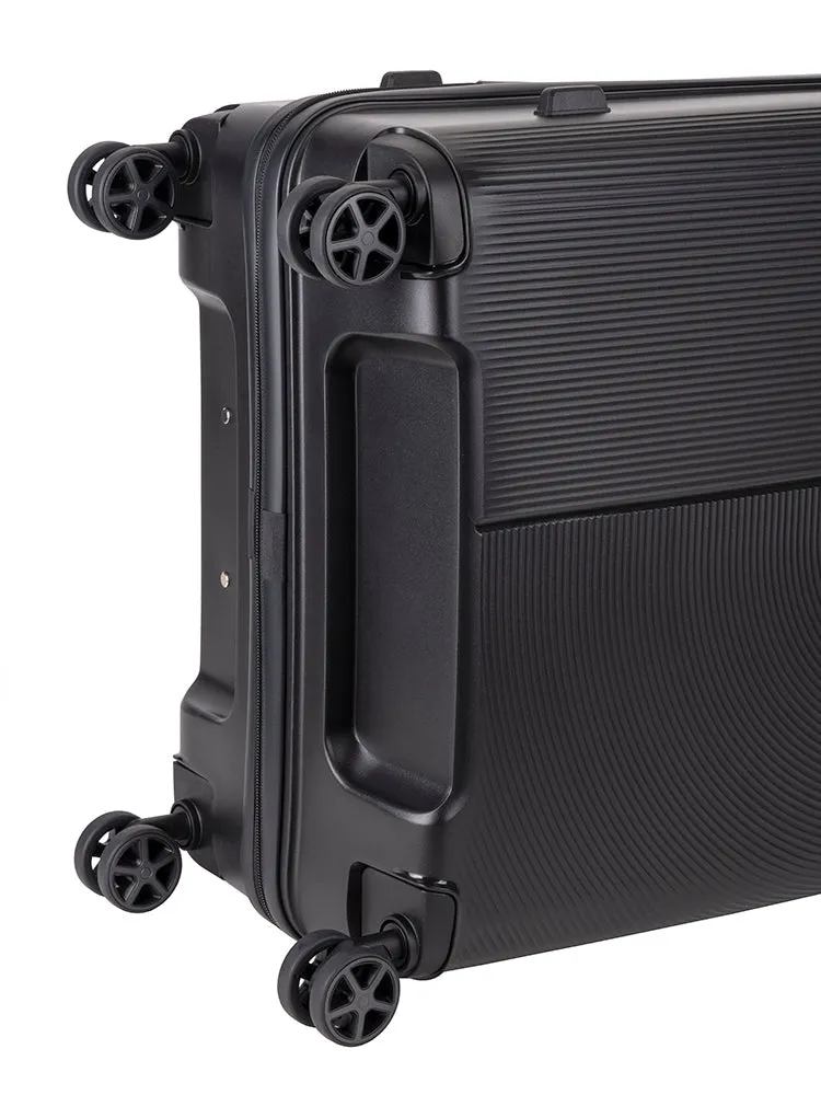 Zen 75cm Large 4 Wheel Trolley Case - Black